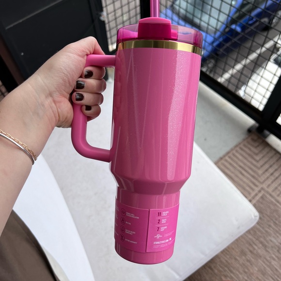 LIMITED EDITION WICKED PINK Stanley Quencher H2.0 FlowState 40oz Tumbler, GLINDA - Picture 2 of 6